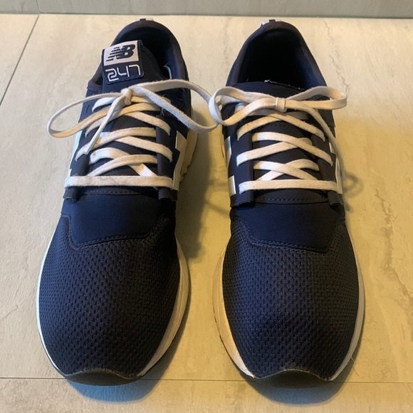 New Balance 247 Navy White Running Athletic Shoes Sneakers Men\'s 8.5D Walking main image 8